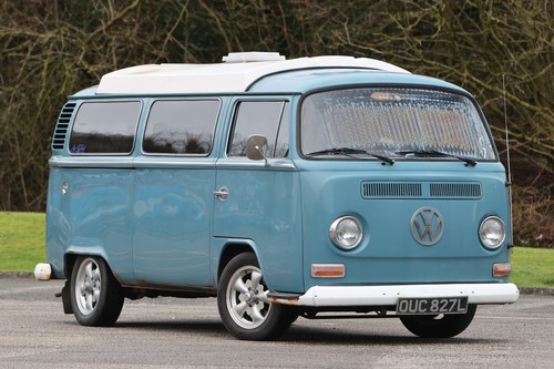 1972 Volkswagen Type 2 Camper Van For Sale by Auction