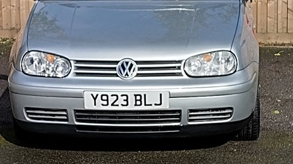 2001 Volkswagen Golf Convertible