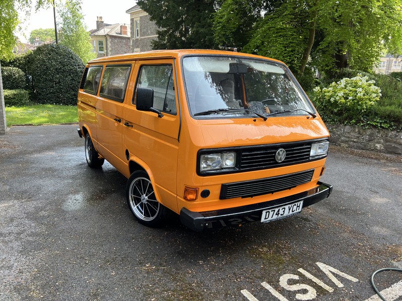 Orange Type2 Vw Rear 1986 Volkswagen Type 2 Orange Manual, 4 speed Left Hand Drive in ...
