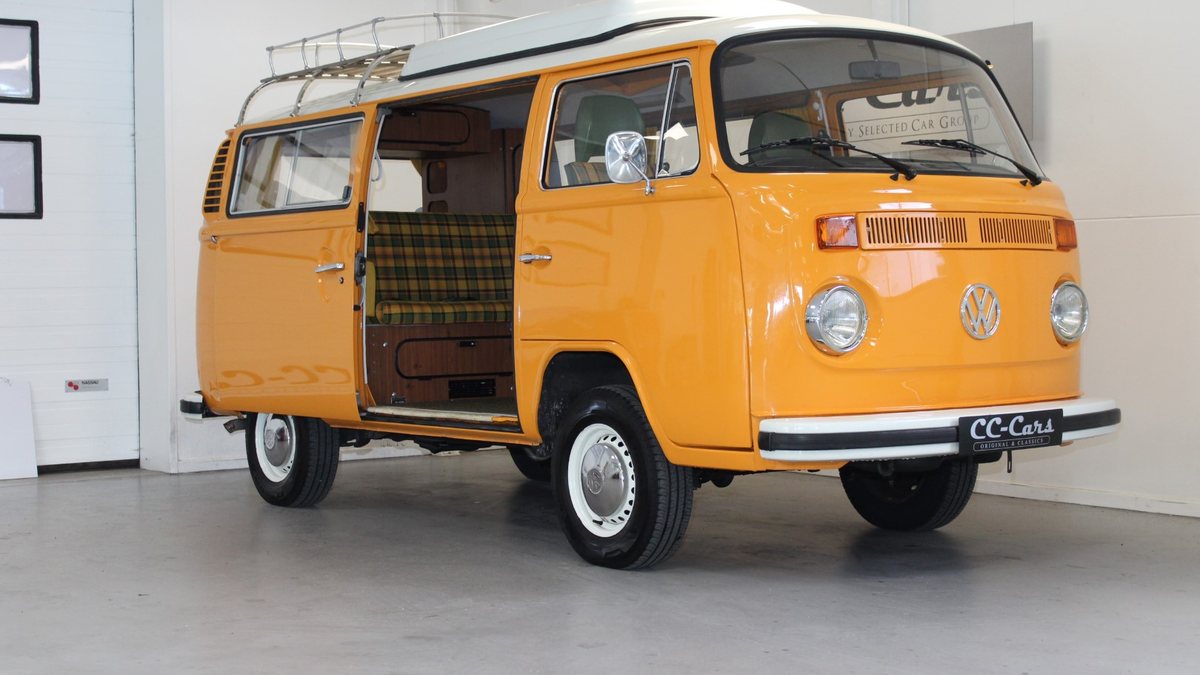 Orange Type2 Vw Rear 1976 Volkswagen Type 2 Orange Automatic Left Hand Drive in Denmark ...