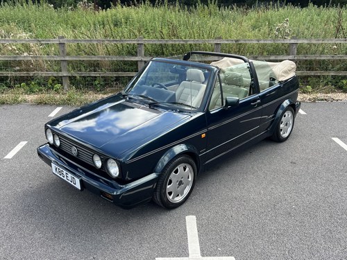 1992 VW GOLF 1.8 GTI RIVAGE // MK1 CABRIOLET // 112 BHP // PX VERKOCHT