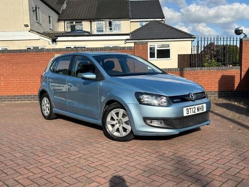 2012 VOLKSWAGEN POLO 1.2 TDI BLUEMOTION DIESEL 5DR,LOW MILES