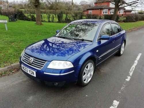 2002 Volkswagen Passat W8 For Sale by Auction