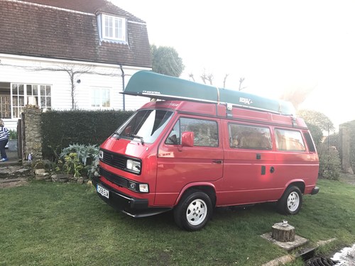1986 Volkswagen T25 Westfalia.