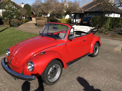 1975 Volkswagen Beetle Karmann Convertible RHD