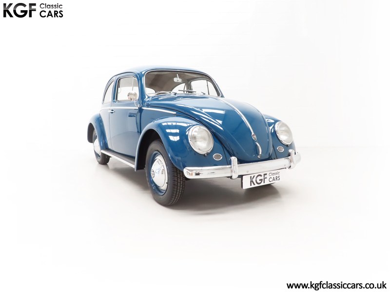 A Matching Numbers UK RHD Volkswagen Beetle Deluxe Sedan wit