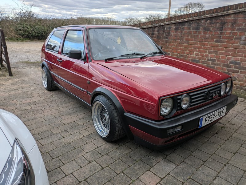 1989 Golf R 1989 Volkswagen Golf Dark red Manual, 5 speed Right Hand Drive in ...