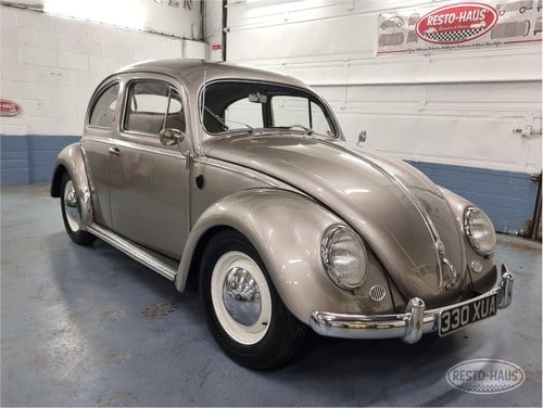 1956 VW Oval Window Polar Silver Beetle A vendre