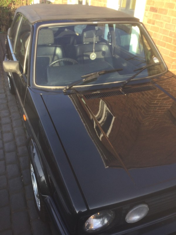 1983 Volkswagen Golf Black Manual, speed Right Hand Drive in