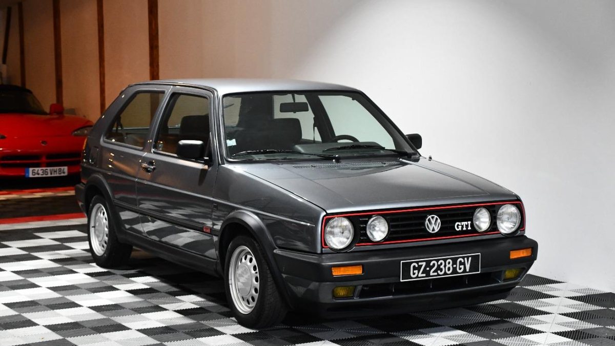 1989 Golf R 1989 Volkswagen Golf Grey Manual, 5 speed Left Hand Drive in Veigné ...