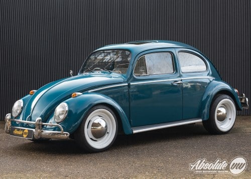 1963 Volkswagen Beetle Square Window Panel Sunroof RHD VENDIDO