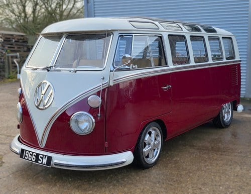 1966 VW Type 2 T1 Samba 21 Window - Ready to show example For Sale
