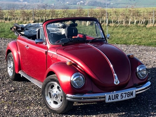 1974 VW Beetle 1302S Karmann Convertible RHD VERKOCHT