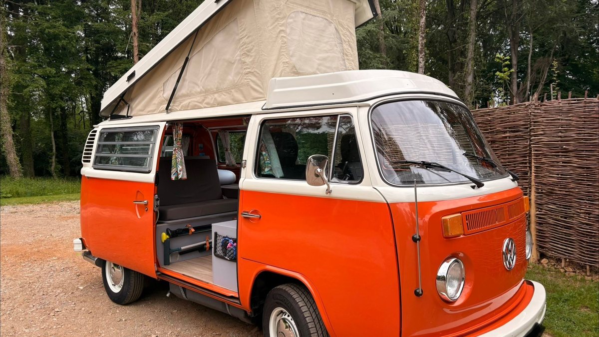 Orange Type2 Vw Rear 1976 Volkswagen Type 2 Orange Manual, 4 speed Left Hand Drive in Les ...