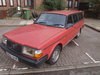 1989 VOLVO 240GLT SURVIVOR CAR ONLY 283K ROT FREE. In vendita