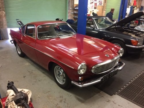 1969 Volvo 1800S, red with black interior in excellent condition SOLD