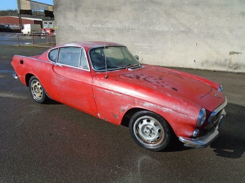 VOLVO P1800S MANUAL LHD COUPE (1970) FACTORY RED!  SOLD