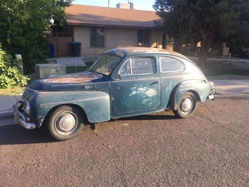 1960 Volvo 544 solid dry desert Blue Patina B16 driver $3.9k For Sale
