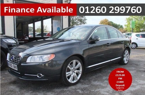 2010 VOLVO S80 2.0 D3 SE LUX 4DR AUTOMATIC GREY SOLD