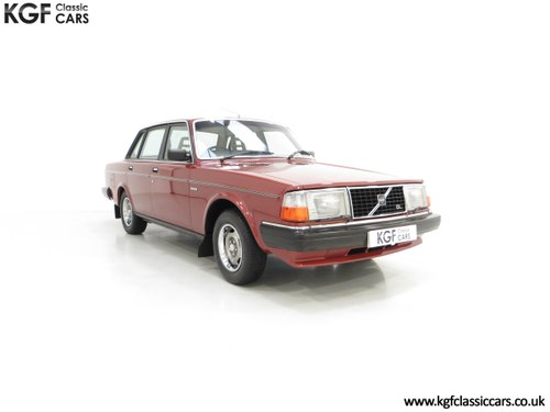 1982 An Incredible Volvo 244GL with Only Two Owners 36,639 Miles SOLD