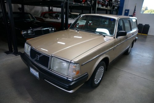 Orig California 1989 Volvo 240 DL Wagon with 95K miles SOLD