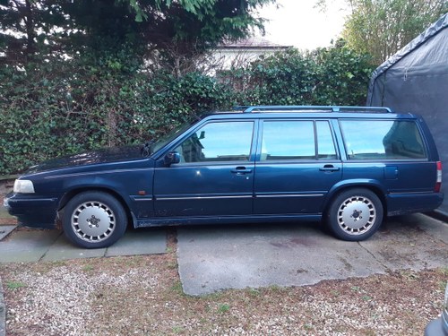 1996 Volvo 960  965 estate Auto blue with tan leather For Sale
