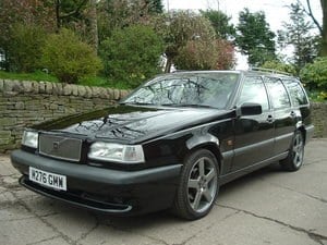1995 95/M Volvo 850 T-5R Auto Estate. Black. 106000 Miles, FSH. SOLD