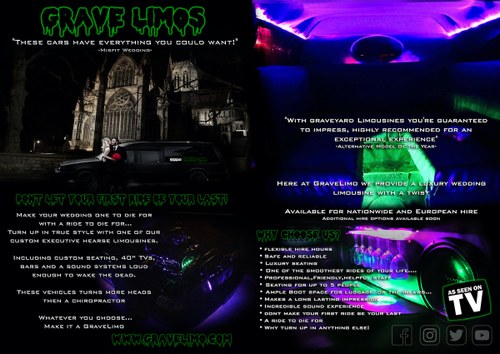 1998 Grave Limo Hearse Limousine Wedding Car Hire For Hire