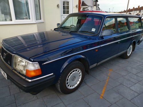 1993 Volvo 240 2.0l Automatic Blue In vendita