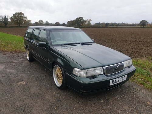 1998 Volvo V90 Metallic Green With Oatmeal Leather For Sale