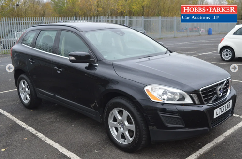 2013 Volvo XC60 SE NAV D5 AWD 106,204 Miles for auction 25th For Sale by Auction
