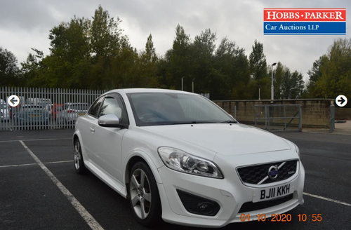 2011 Volvo C30 R design 73,539 Miles for auction 25th For Sale by Auction