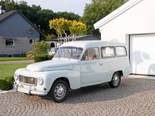 Ice blue Volvo duett 1968 In vendita