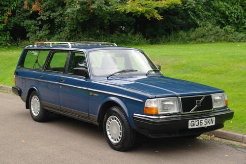 1990 Volvo 240 GL Estate. Low Miles. Last Owner 24 Years. Bargain SOLD