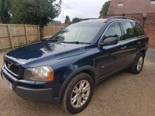 **SEPTEMBER AUCTION** 2003 Volvo XC 90 T6 For Sale by Auction