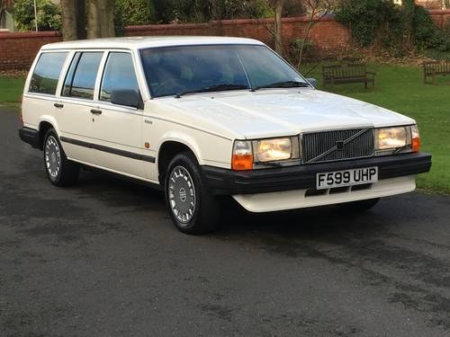 1989 VOLVO 740 GL ESTATE. 79,000 MILES. ONE OWNER. For Sale