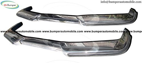 1962 Volvo P1800  (1963-1973) bumpers stainless steel 3 For Sale