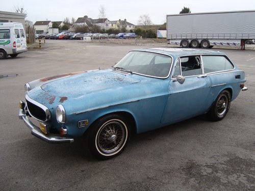 VOLVO P1800ES 2.0i OVERDRIVE LHD(1973)MET BLUE 99% RUSTFREE! SOLD