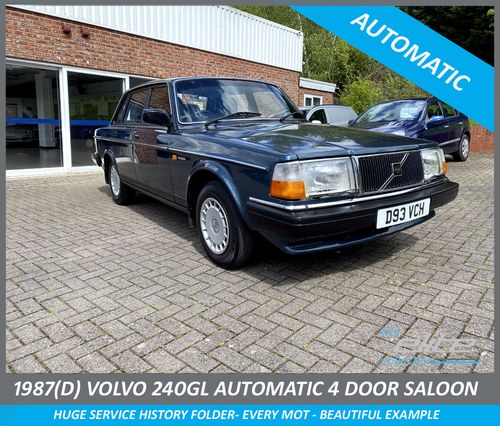1987 Volvo 240 gl automatic stunning example In vendita