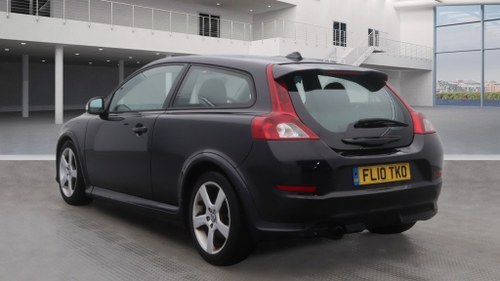 2010 WHAT GOOD VALUE A VOLVO C30 3 DOOR IN BLACK MOTED TILL NOV For Sale