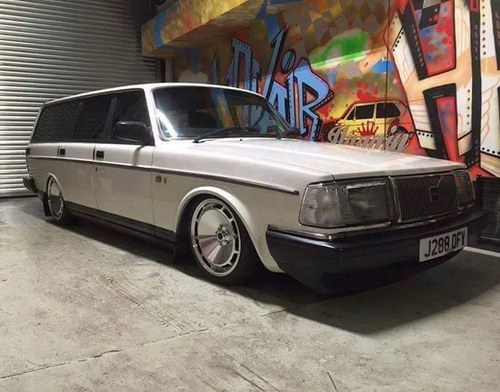 1992 Volvo 240 Estate Sleeper Custom Hot Rod Low Rider