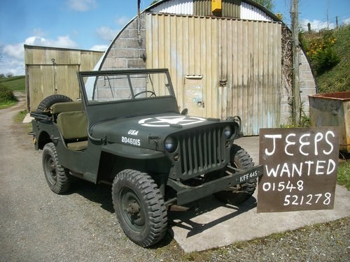 1943 willys hotchkiss jeep  In vendita