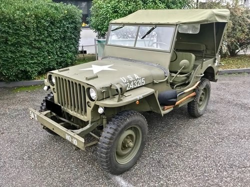 1945 WILLY'S MB JEEP OVERLAND FULLY RESTORED SOLD