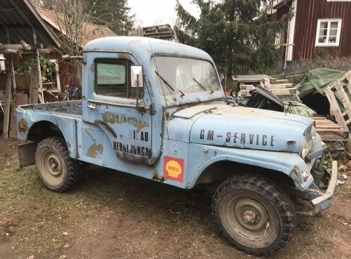 1960 Willys Jeep rare CJ-6H Swedish Airforce For Sale
