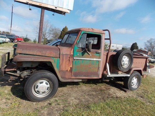 1960 Willys Pick up Truck = Patina  Project  V-8 $4.9k For Sale
