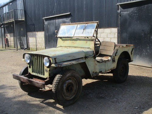 Willys CJ2A 1946 73 Year old Jeep Sat Decades. Rare Find. SOLD