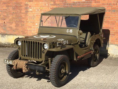 1944 Willys MB for sale - Excellent condition. SOLD