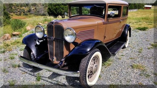 1932 Willy's Overland 6-90 Tudor 2 Door HardTop very Rare  In vendita