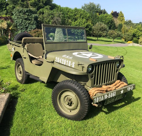 1943 Willys Jeep - Interesting History For Sale by Auction