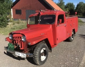 1956 Willys Jeep Overland, 15000km, LHD In vendita
